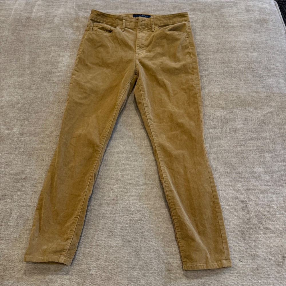 Tommy‎ Hilfiger Tribeca Skinny Corduroy Pants Camel Size 10
